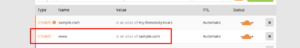 Adding the www subdomain