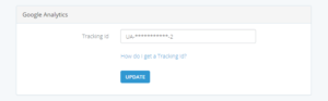 Google Analytics Tracking Id