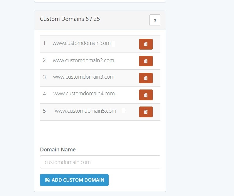 add_custom domain