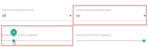 Panorama Viewer - Horizontal Limit