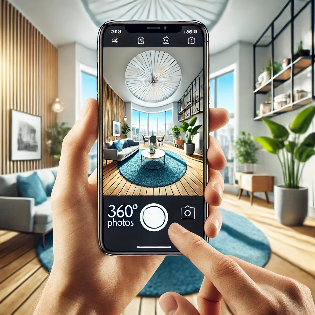 how to take 360 photos with iPhone
