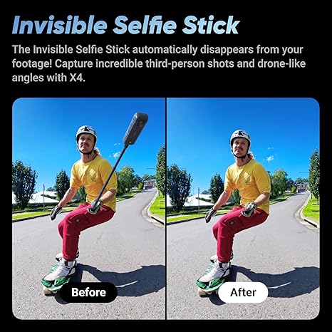 insta 360 x4 inv. selfie